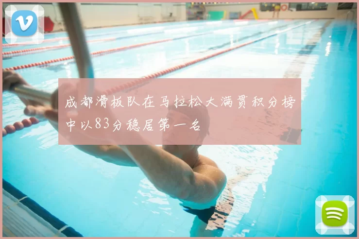 成都滑板队在马拉松大满贯积分榜中以83分稳居第一名