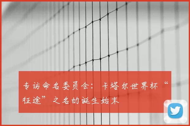 专访命名委员会：卡塔尔世界杯“征途”之名的诞生始末